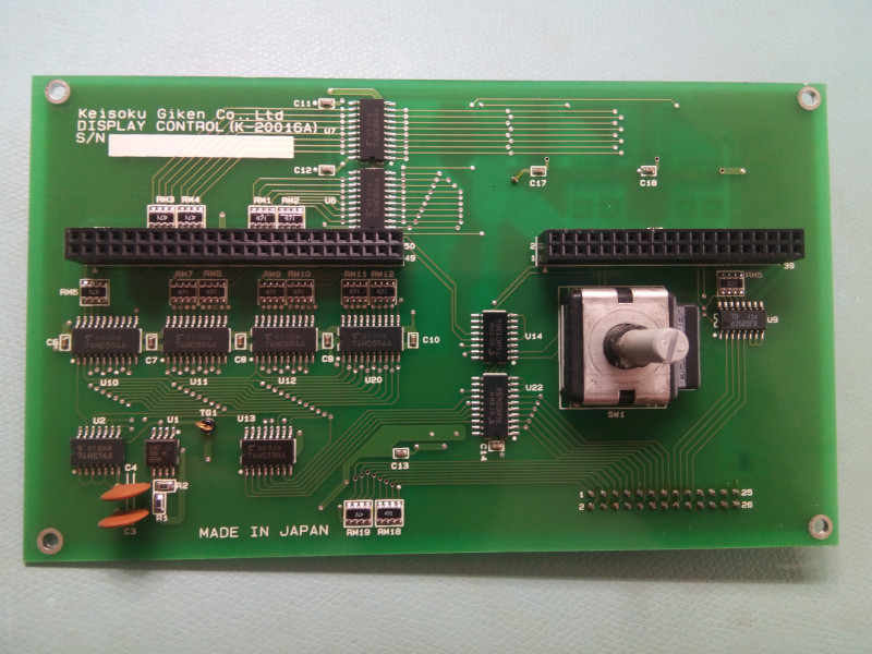 Top front panel PCB, side B