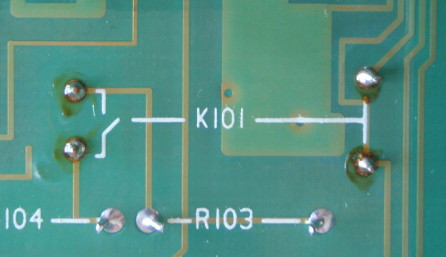 Hewlett-Packard 3478a: Replaced relay with traces of flux