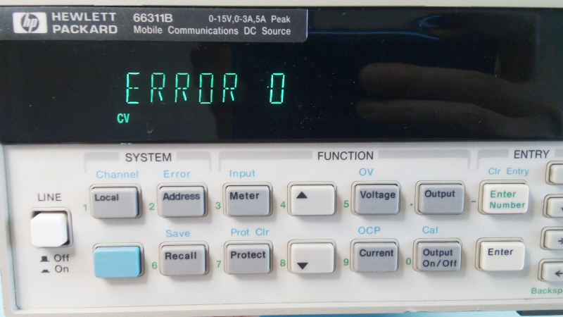 Error 0 means no errors, also very good!
