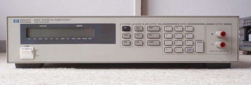 The HP-6632A system power supply
