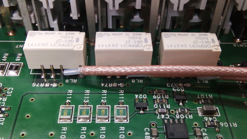 Imagenics WBD-14F conversion: Alternate view of the cable-PCB interface