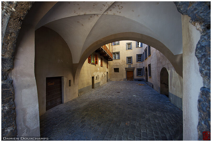 Courtyard in the old town