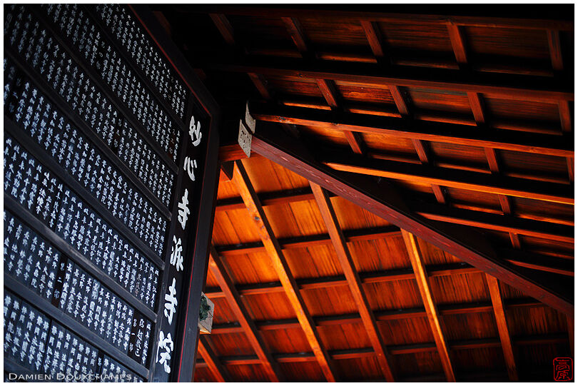 Under Myoshin-ji's roof (妙心寺)