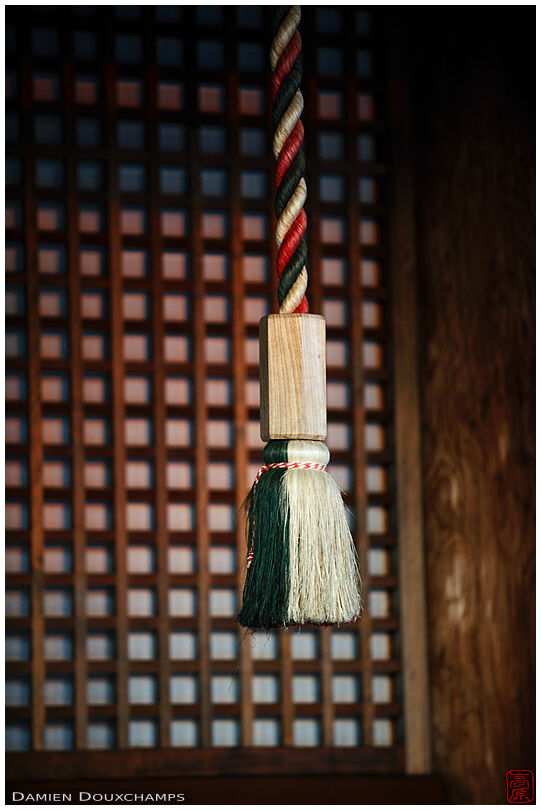 Main hall's bell rope, Hoto-ji
