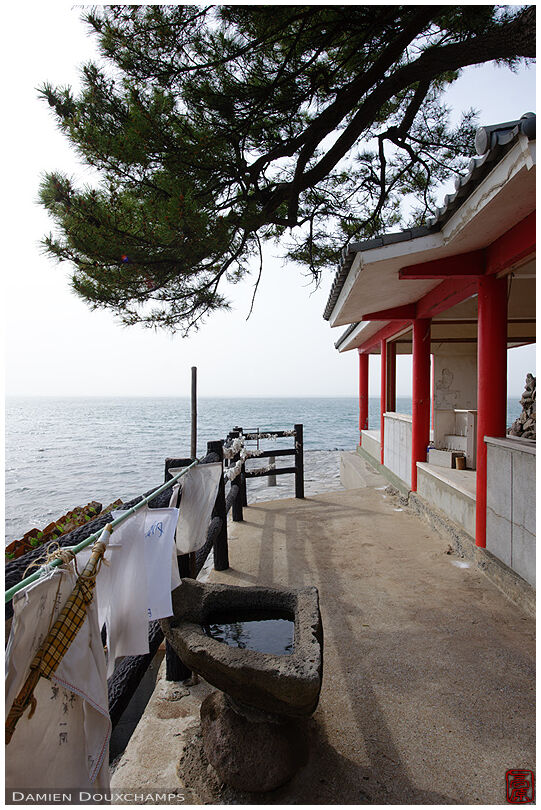The sea-side shrine of Awashima-jinja