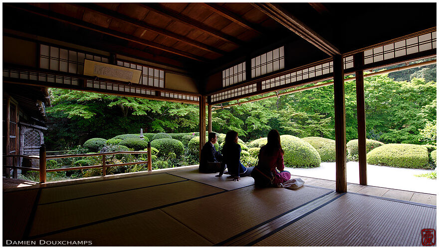 Main hall in Shisen-do temple
