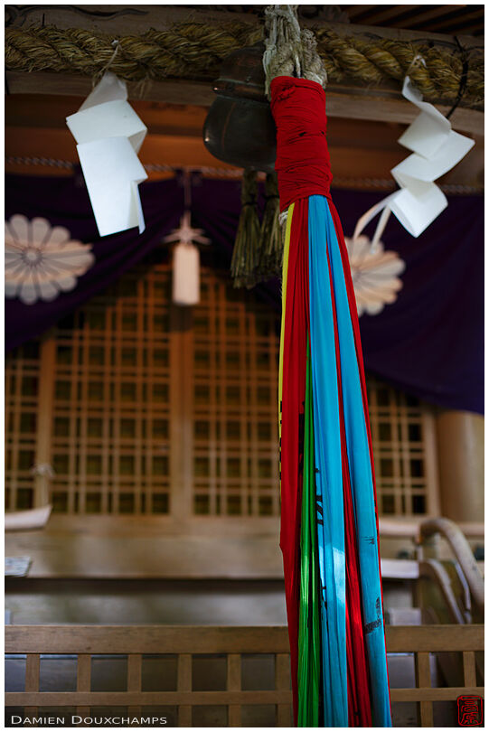 Bell rope in Sudo shrine