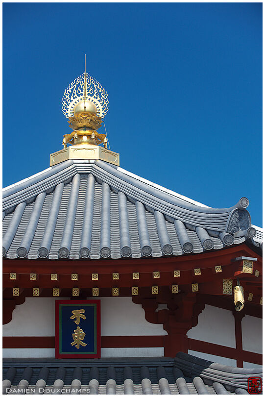 Genjo-to hall roof detail