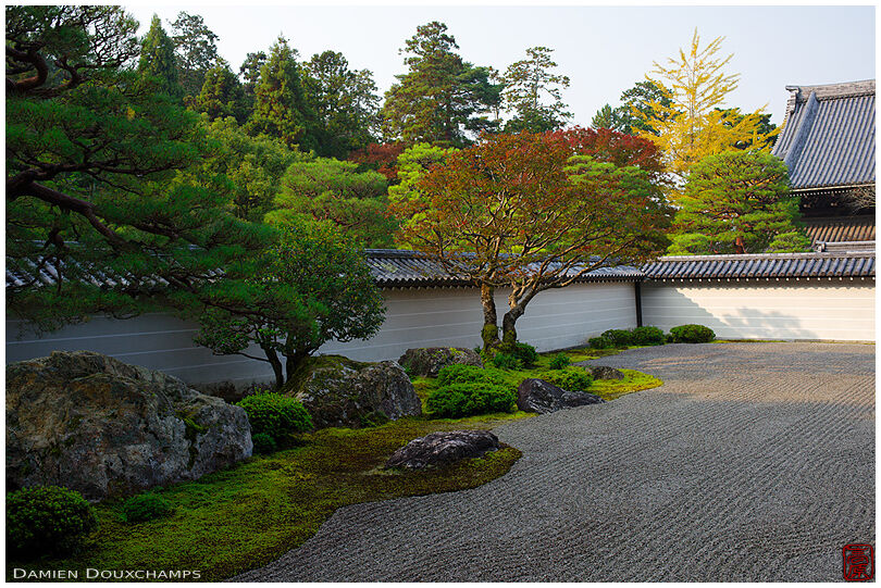 Dry landscape hojo garden in Nanzen-ji temple