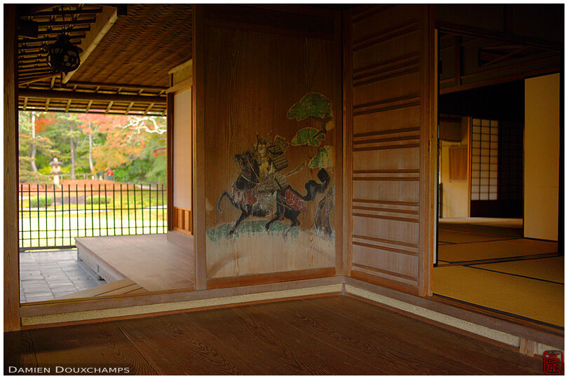 Tea room in Yoshiki-en gardens