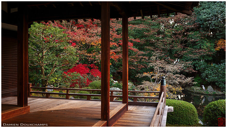 Zuishin-in temple in autumn, Kyoto, Japan