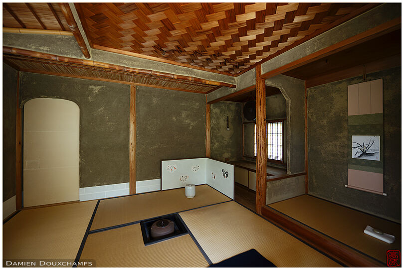 Traditional tea room in Jikko-in temple, Ohara valley, Kyoto