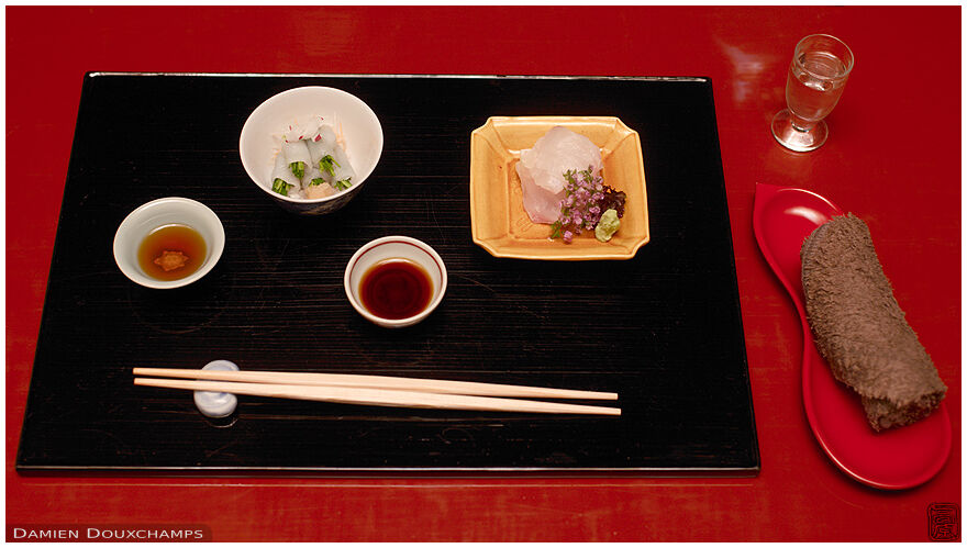 Impeccable traditional Japanese kaiseki dinner at the Tawaraya ryokan, Kyoto, Japan