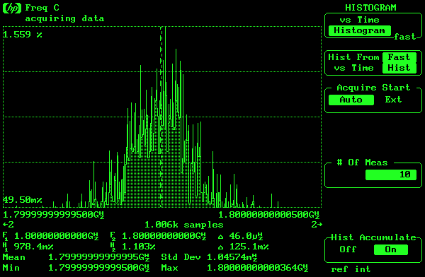 Testing the HP4396B oscillator with a modulation domain analyzer