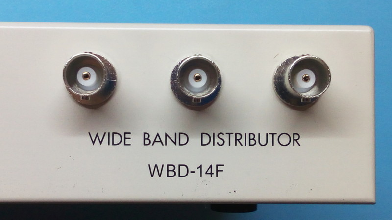 Imagenics WBD-14F conversion: Front panel with BNCs