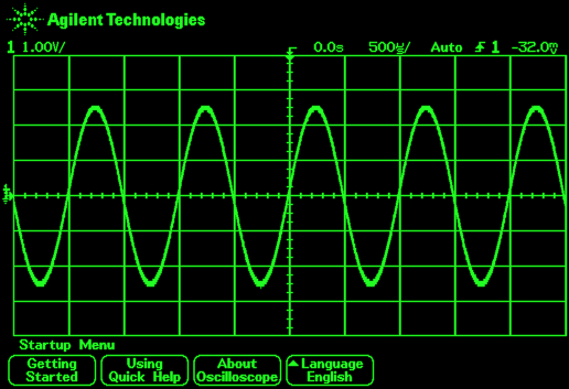 Hewlett-Packard HP-54642D screenshot with Python