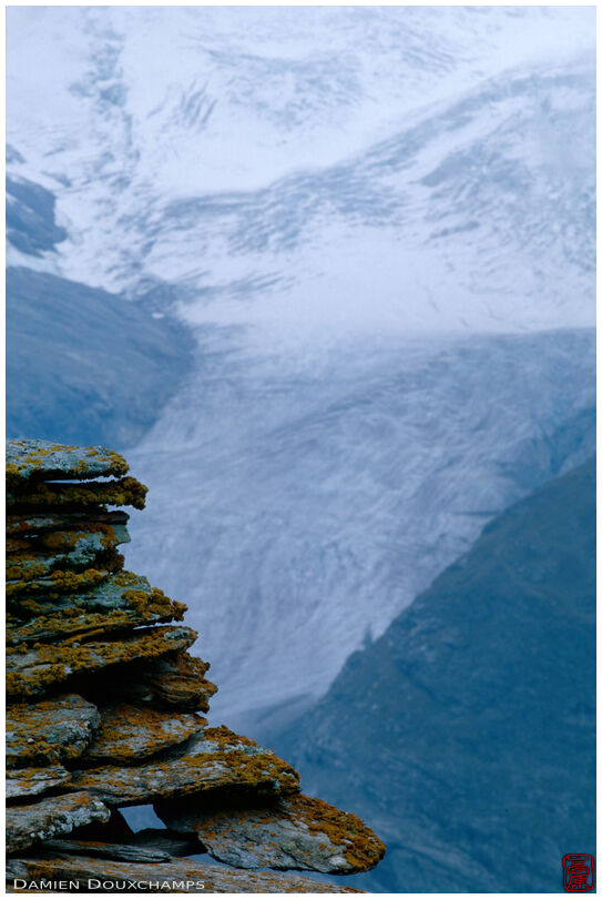 The Glacier de Ferpecle seen form the Alpage de Breona