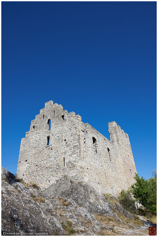 Ruins in the Chateau de Tourbillon