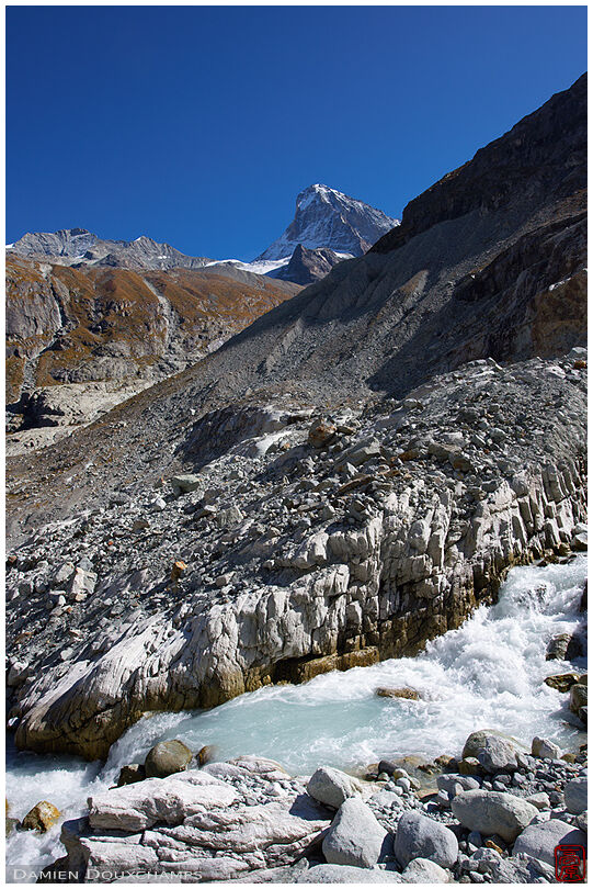 Dent Blanche and meltwater stream