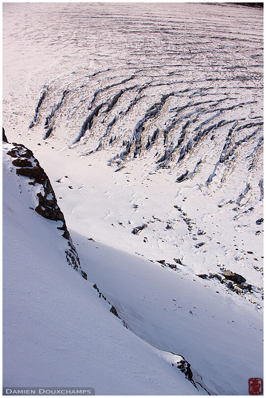 Ridge overlooking Oberer Theodul glacier