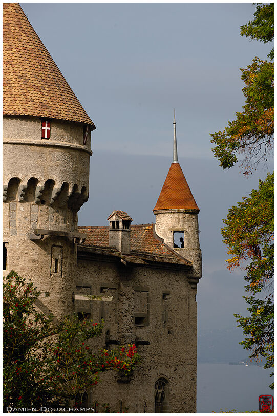 Chillon Castle's towers