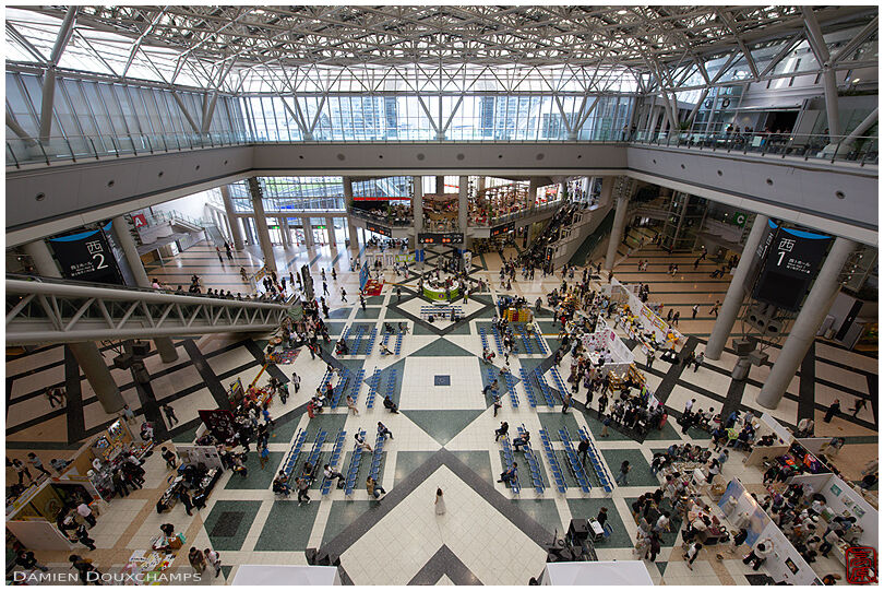Central hall of the Tokyo Big Sight expo center, Japan