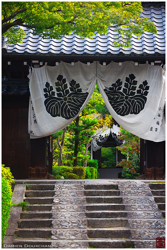 Gate of the Seirai-in (西来院) subtemple of Kennin-ji (建仁寺)