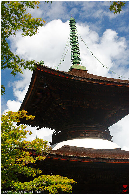 Pagoda in Jojakko-ji (常寂光寺)