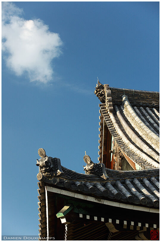 Roof lines, Seiryo-ji (清涼寺)
