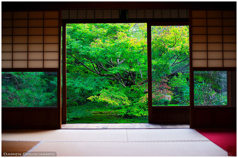 Meditation room, Unryu-in (雲竜院)