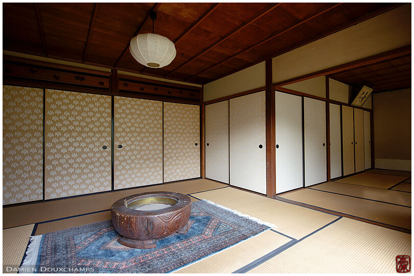 Japanese room with incense vat, Soken-in (総見院)