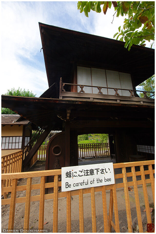 This must be one hell of a bee! (Shosei-en 渉成園)