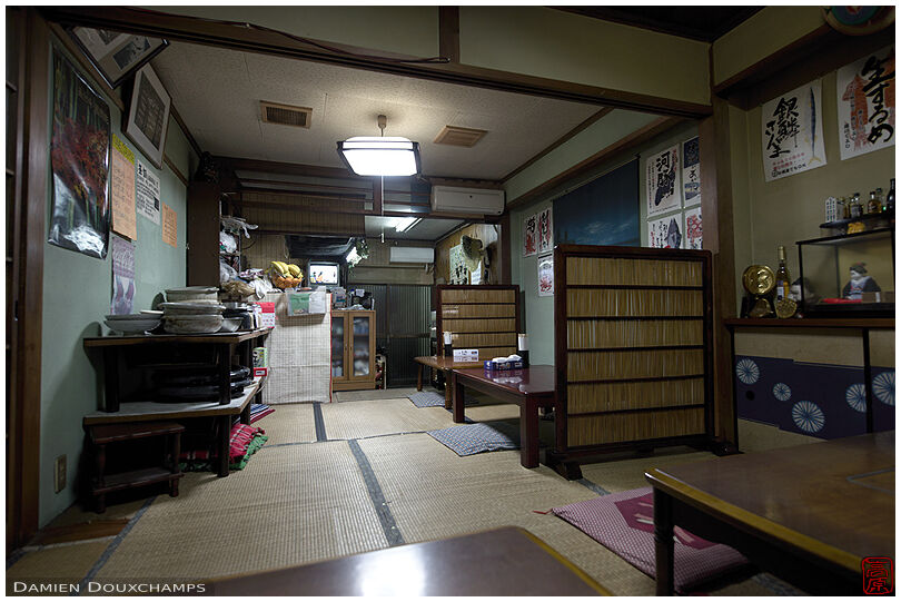 Old local restaurant in Kyoto