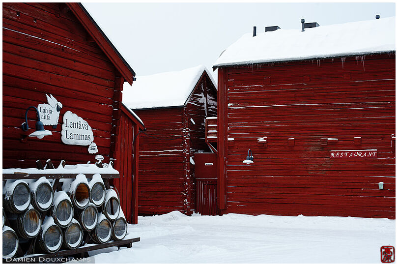 Among Oulu's old granaries