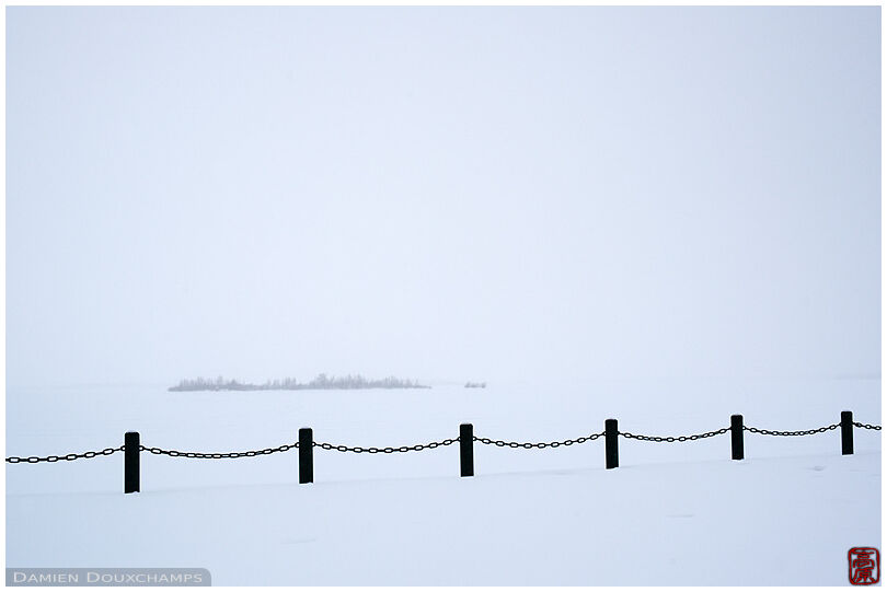 White on white: Kemi's harbour in winter