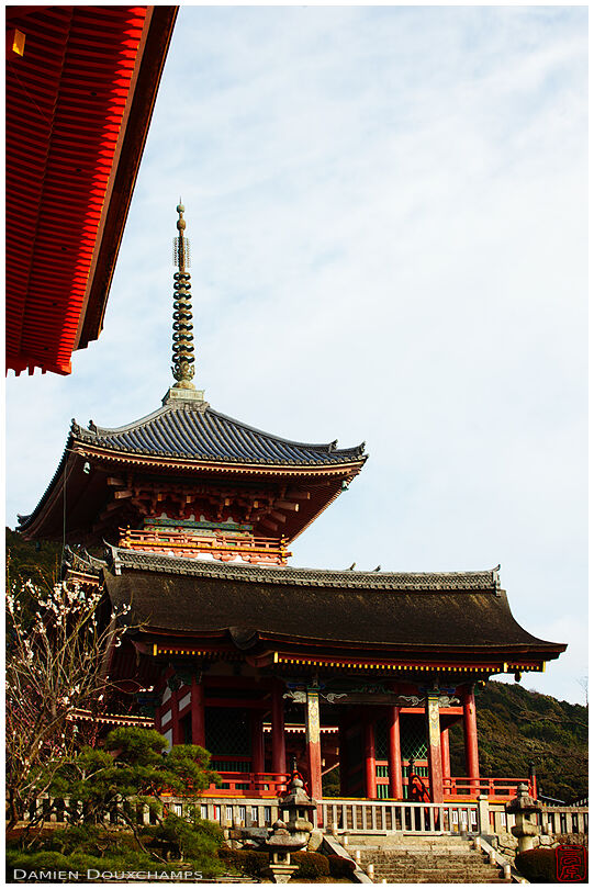 Pagoda in Kiyomizu temple