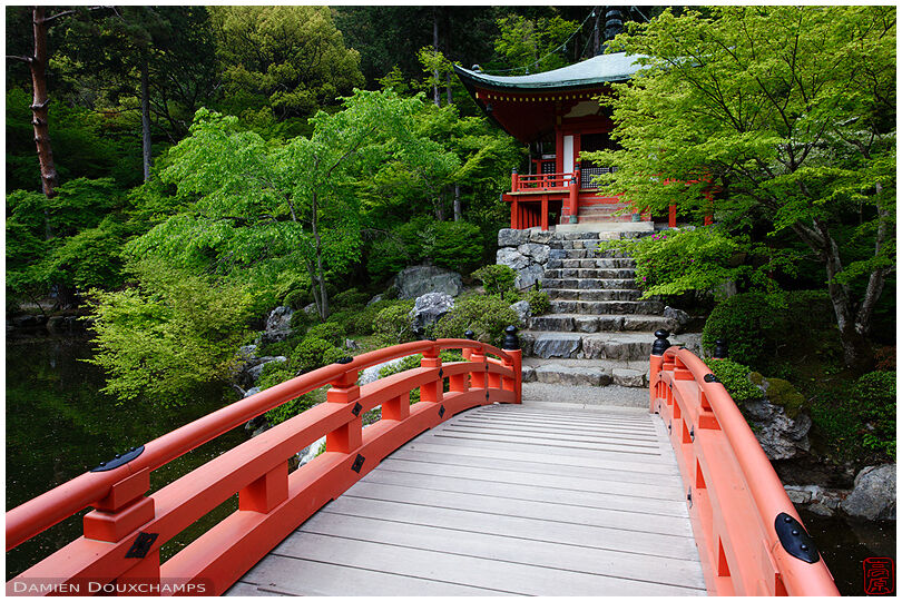 Bridge to Bentendo hall, Daigo-ji temple