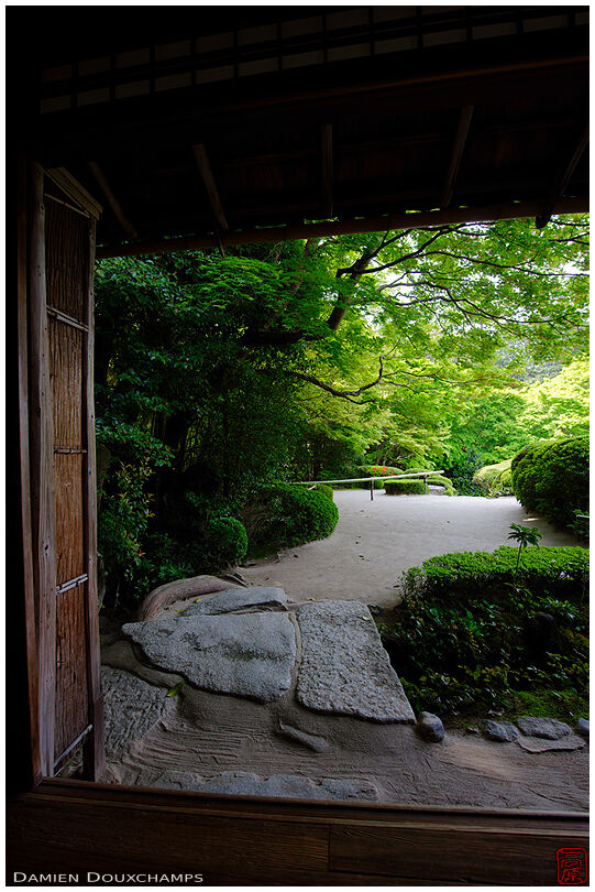 Path to the gardens, Shisen-do temple