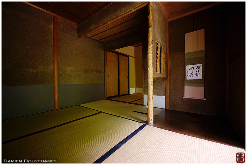 Traditional Japanese tea room, Ruriko-in temple
