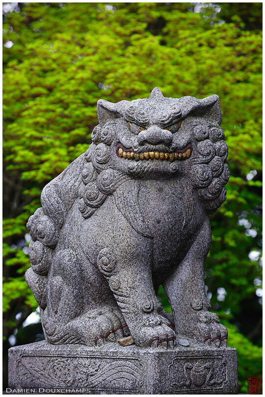Demon statue guarding a temple, Enryaku-ji