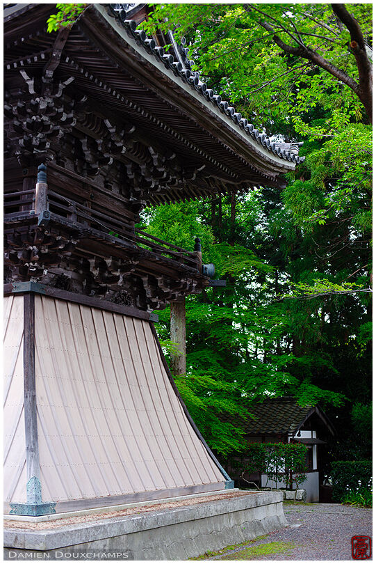 Tower on the grounds of Saikyo-ji temple, Shiga, Japan