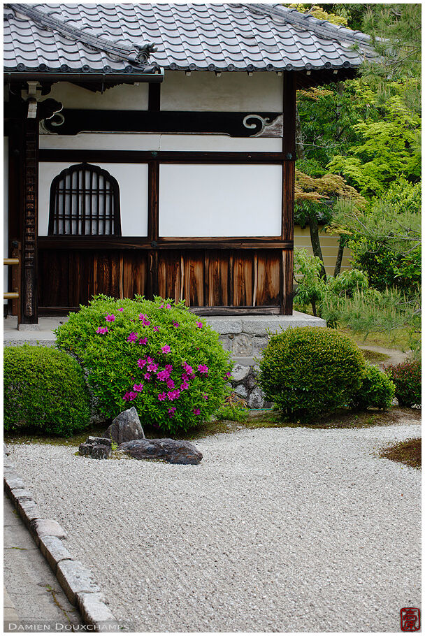 Rock garden in Toji-in temple