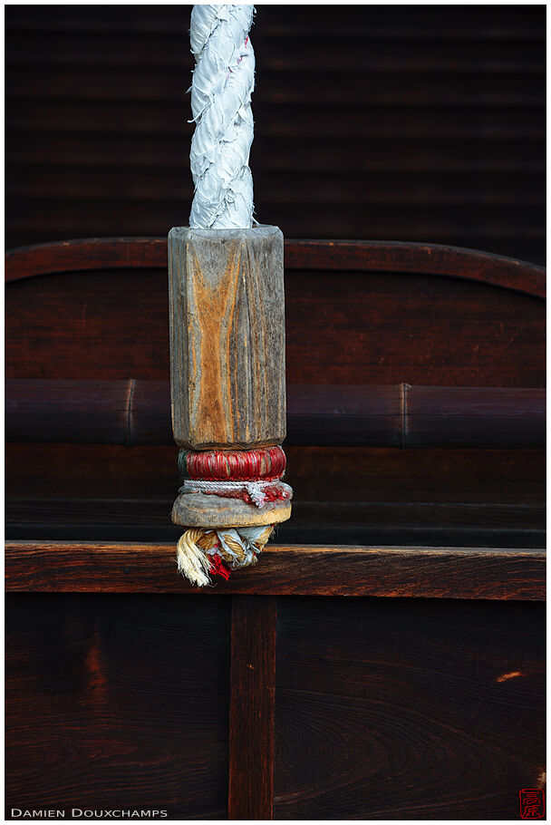 Bell rope, Myoren-ji temple