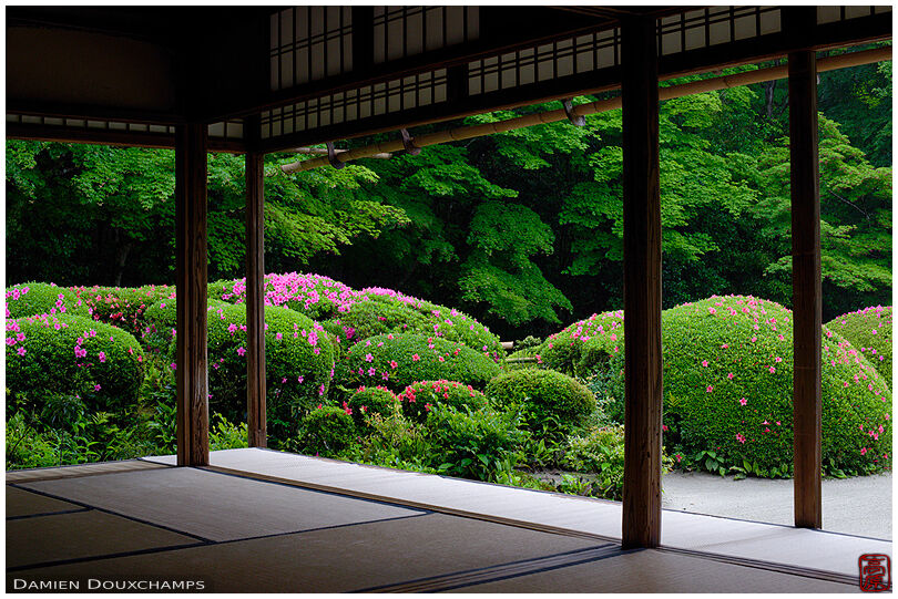Meditation hall, Shisen-do temple