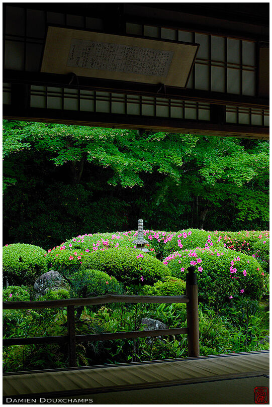 Meditation hall in summer, Shisen-do temple (4/7)