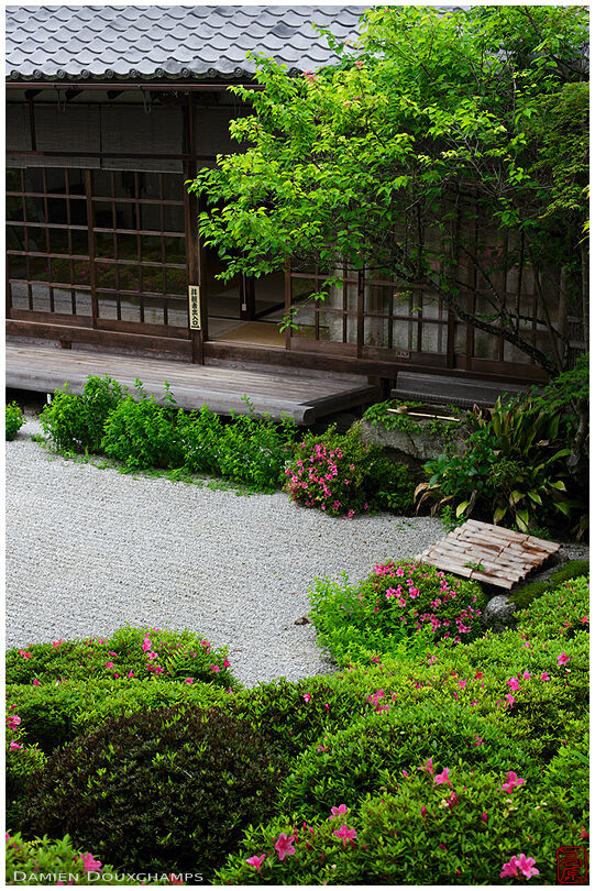 Zen garden in Konpuku-ji temple