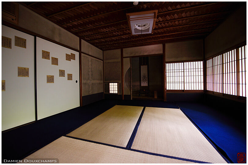 Traditional Japanese room in Raigo-in temple