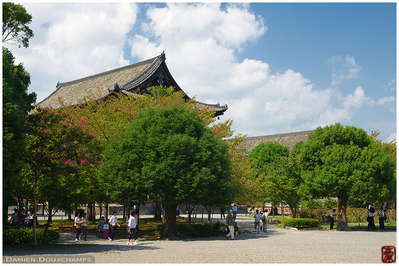 The grounds of To-ji temple