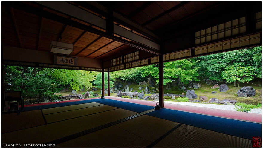 Entoku-in temple hall and zen garden