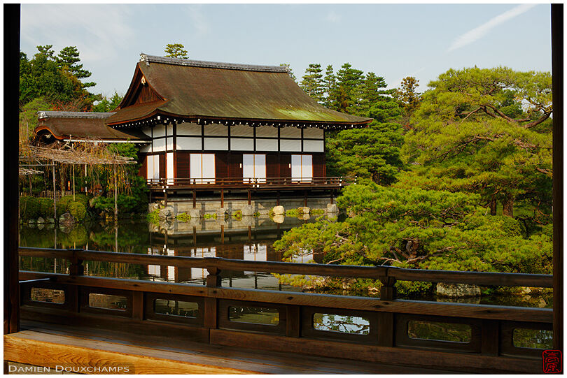 The pond of Heian shrine